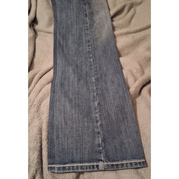 Cruel Denim Hannah Womens Flare Embroidered Blue Jeans Size 28 - Picture 3 of 14